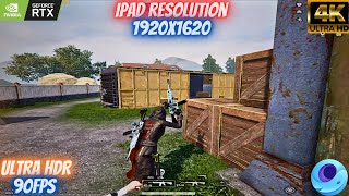 1920X1620 Ipad Resolution For PUBG Mobile Gameloop 32bit - Ultra HDR+90FPS - IKZ GAMING