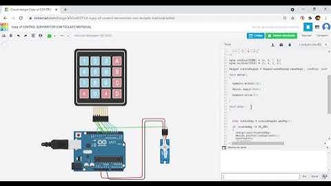 Teclado Matricial para servo motor