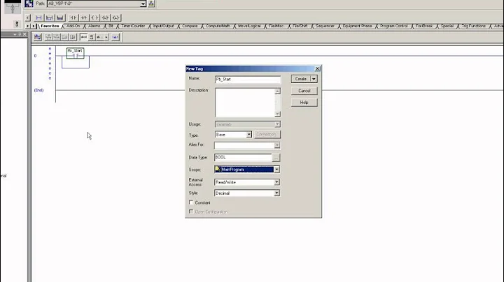 RSLogix 5000 Tutorial 1 XIC, XIO, and OTEs