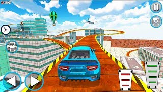 Crazy Car City Roof Stunts - Stunts Car Games - Android Gameplay FHD screenshot 1