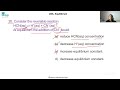 LBA KCET I PU Chemistry Equilibrium MCQ 20