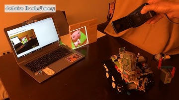 Lego and Raspberry Pi: real time object tracker test 2