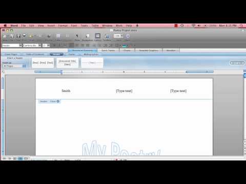 Add headers and footers in a page layout document