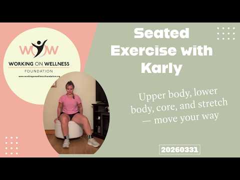 Seated Strength & Cardio with Karly | March 31, 2026