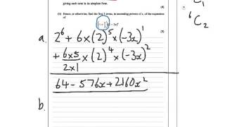 Edexcel C2 Paper 2014 - Part 1