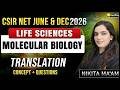 CSIR NET 2026 Life Sciences | Translation 🔬 | Molecular Biology  | VedPrep Biology Academy