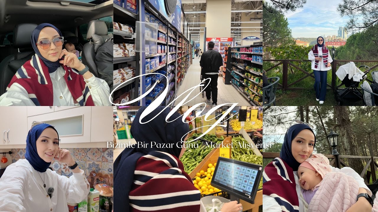 BİZİMLE BİR PAZAR GÜNÜ | NEFESSO’YA GİDİYORUZ ☕️ | MARKET ALIŞVERİŞİ 🛍️ 