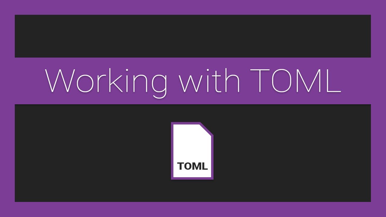 Working with TOML in JavaScript