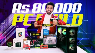 Rs 80000 Gaming & Editing PC Build 2023 | Intel i5-13400F & RTX 3060