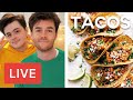 Webb Brothers Cooking | Tacos LIVE from the Kitchen #2