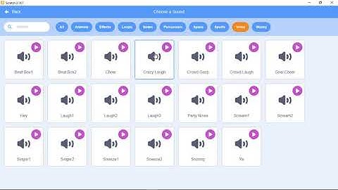 Scratch lesson 5 (Sound)