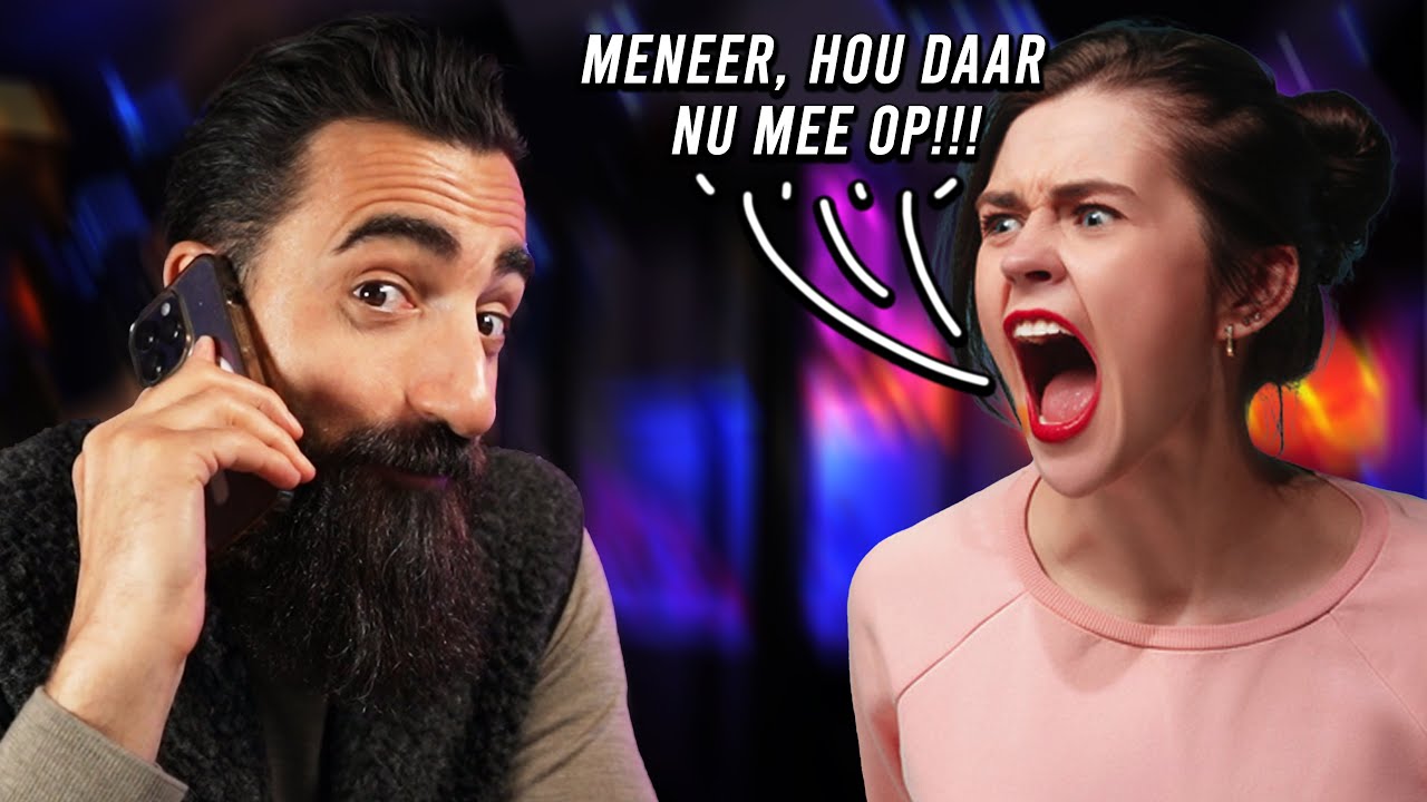DEZE WAARZEGSTER WERD BOOS TOEN IK HAAR BELDE..