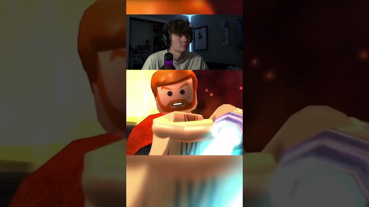 Star Wars scenes vs the Lego adaptation 