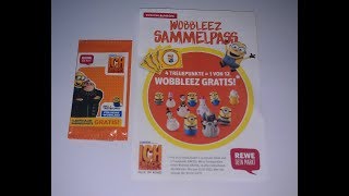 Rewe Ich Einfach Unverbesserlich 3 Minions Lenticular Booster Öffnen Info Heft & Wobblee