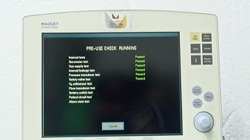 #maquet servo I ventilator pre use check 2023 new