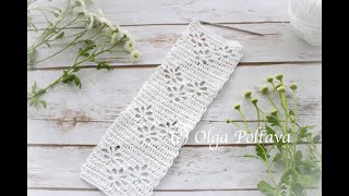 How to Crochet Lace Trim with Spider Stitch Design, Thread Crochet Video Tutorial