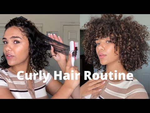 Curly Hair Routine