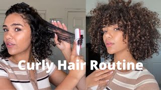 Curly Hair Routine 3b 3c| How to get definition and volume