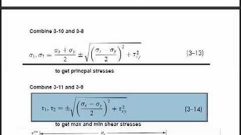 MAE 3323 - Static Failure Theories - Ductile Materials