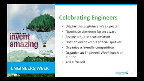 Engineers Week 2019 Planning Webinar