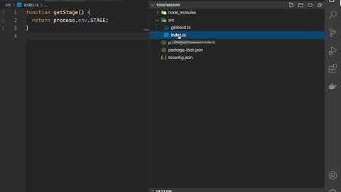 Strongly type your Node.js  environment variables using declaration merging.