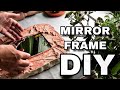 mirror frame diy by KLEVER /stampin up /rustic homedecor