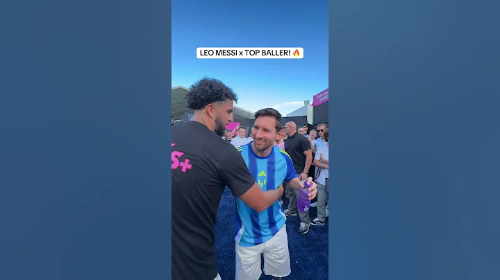 LIONEL MESSI X Top Baller 🤯🐐🤝 #1v1 #messi #football #goat #leomessi #soccer #miami