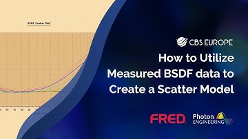 How to Utilize Measured BSDF data to Create a Scatter Model