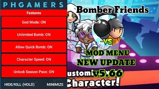 Bomber Friends v5.66 MOD APK Unlimited Bomb/God Mode/Speed hack screenshot 4
