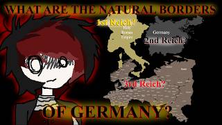What are the natural borders of Germany?