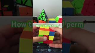 How to do the J perm. Pls subscribe #rubikscube