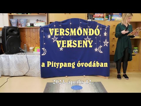 Versmondó verseny a hernádi Pitypang óvodában 2023