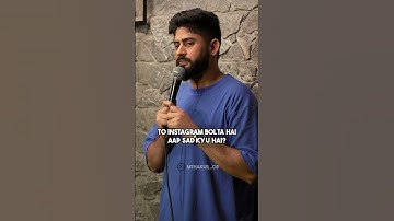 Instagram Algorithm | Watch Full Video on My Channel  #standupcomedy #comedy #instagramalgorithm