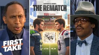 FIRST TAKE | Super Bowl or bust for Sam Darnold?! - Stephen A. & Cam Newton weighs in on Seahawks QB
