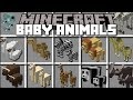 Minecraft BABY ANIMAL MOD / PLAY WITH BABY MOBS AND SEE THEM GROW!! Minecraft