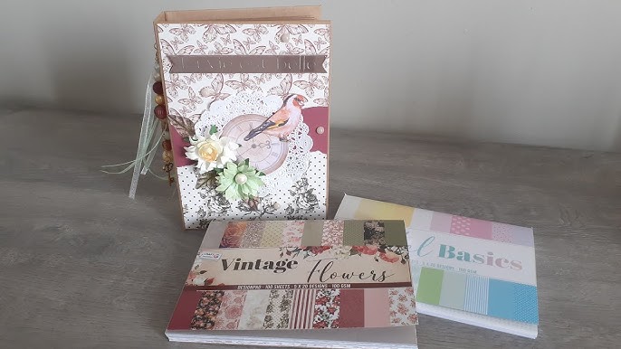 Tuto d'un mini album avec la collection vintage de Toga - Idées conseils et  tuto Scrapbooking