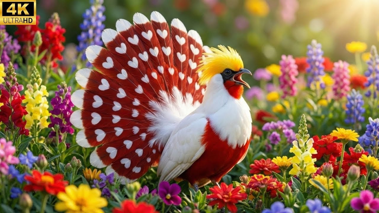 Top 100 Rarest, Weirdest & Most Beautiful Birds on Earth  Nature 4K ASMR