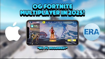 How To Play OG Fortnite Multiplayer On iOS In 2025! (Project Era KSign Tutorial)