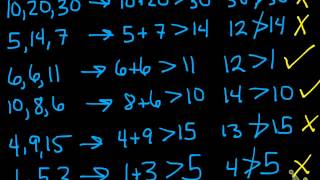 Triangle Inequality Theorem