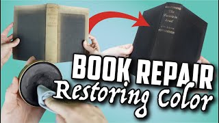 How to Restore Color to Clothbound Books | Book Repair and Care 101 screenshot 4