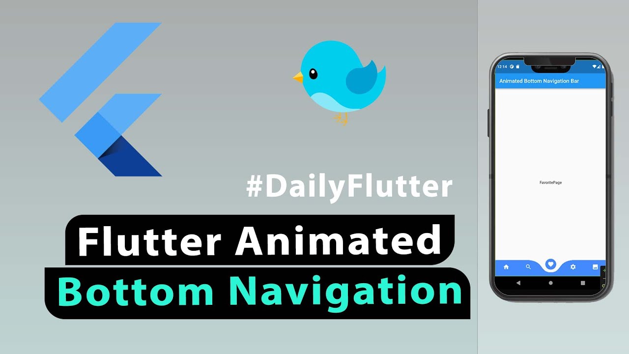 Flutter Animated Bottom Navigation Bar #DailyFlutter - YouTube