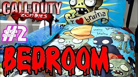 Call of Duty Custom Zombies: ZOMBIES IN MY BEDROOM! Part 2▐ Are We on the Moon???