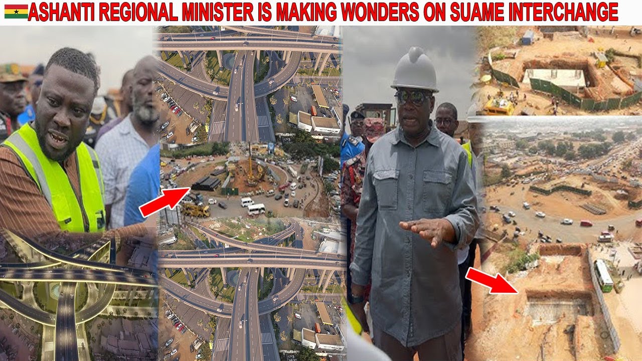 Today with Ashanti Regional Minister & Road Minister at Suame ...