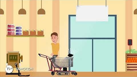 Self Aware Shopping Cart Visual Idea | 2D Animation