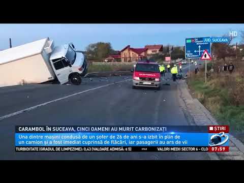 Accident Grav In Județul Suceava Youtube