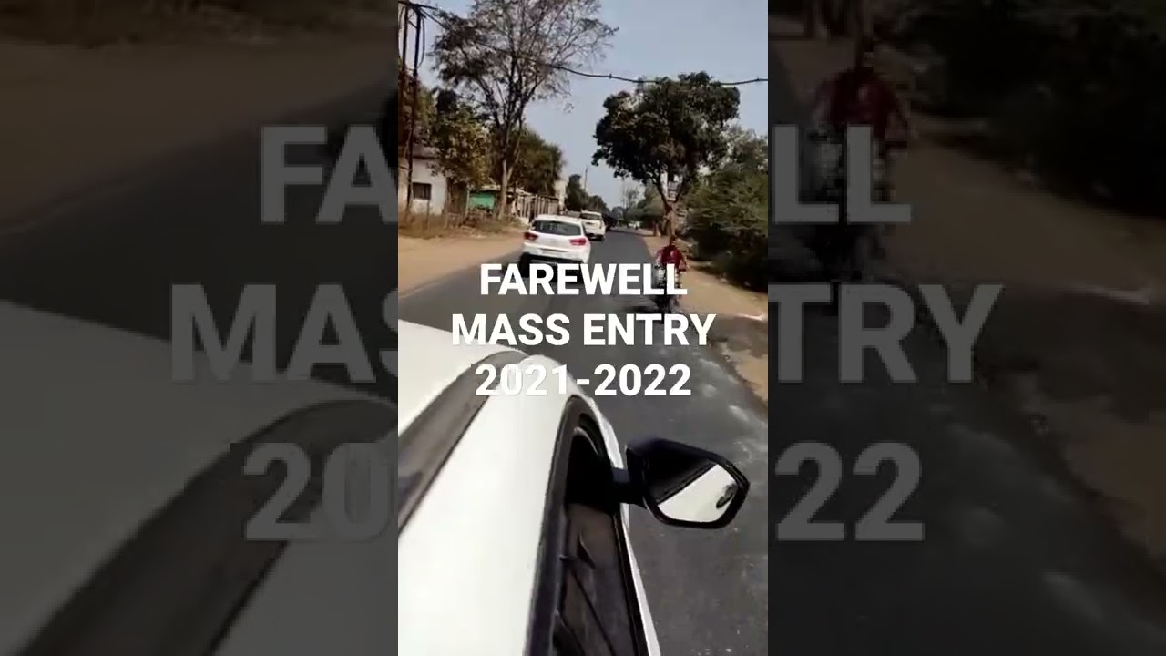 School Farewell Mass Entry 