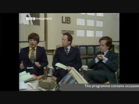 Robin Day interview on Election Night 1974