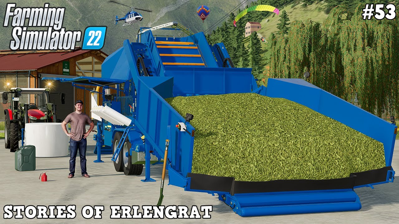 Harvesting FIRST CORN with GÖWEIL V140 & CLAAS JAGUAR 890! 🌽🚜💨 | Erlengrat | FS22 | Timelapse #53