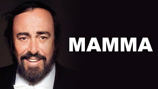 Mamma backing track karaoke instrumental Bixio Pavarotti