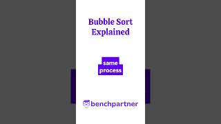 Bubble Sort Explained Simply 🫧 #BubbleSort #Sorting #DSA #Coding #Programming #Shorts